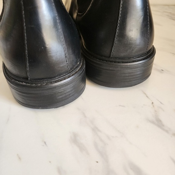 To Boot New York Adam Charleston S1 Black Leather Chelsea Boots Size 13